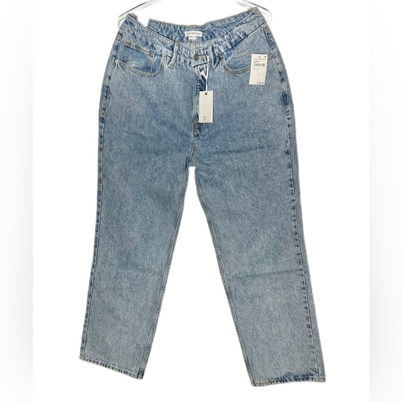 Good American Good 90’s Duster, High-Rise, Crop, Relaxed Fit, 5-Pocket Jeans, 12 - Picture 4 of 13